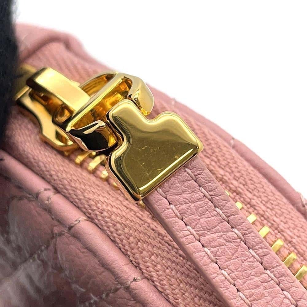 Christian Dior Chain Shoulder Clutch Caro Heart Calfskin Pochette BAG - Picture 7 of 10